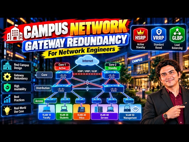 Master Campus Area Network for Network Engineers | Ethernet Technologies | PM Networking