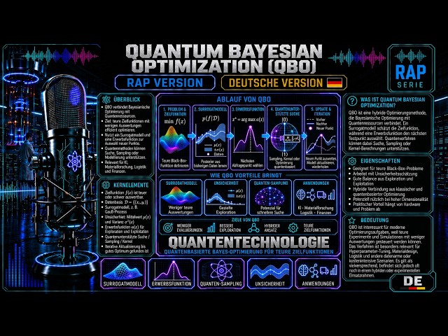 Quantum Bayesian Optimization (QBO) 🎧 RAP Music Explanation: Optimize More Intelligently