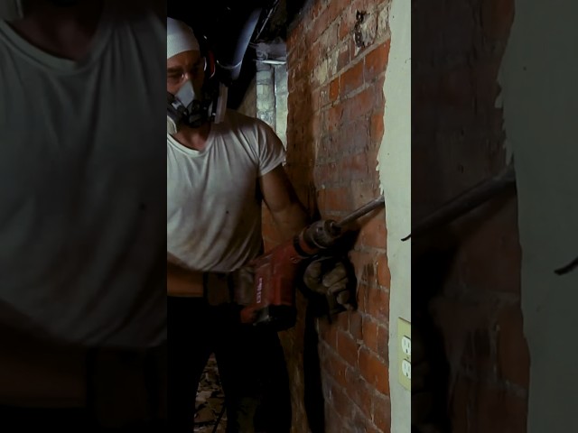 A little Demolition Hammer for your brick walls