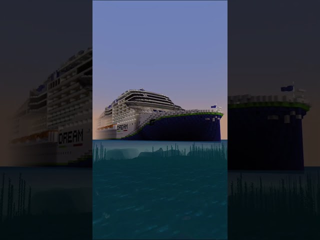 Meet The Minecraft Cruise Ships! #shorts #minecraft #cruise #ship #relatable