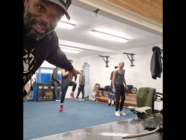 Fitness training with: Dr. Mark Prince O.B.E. founder of the Kiyan Prince Foundation.