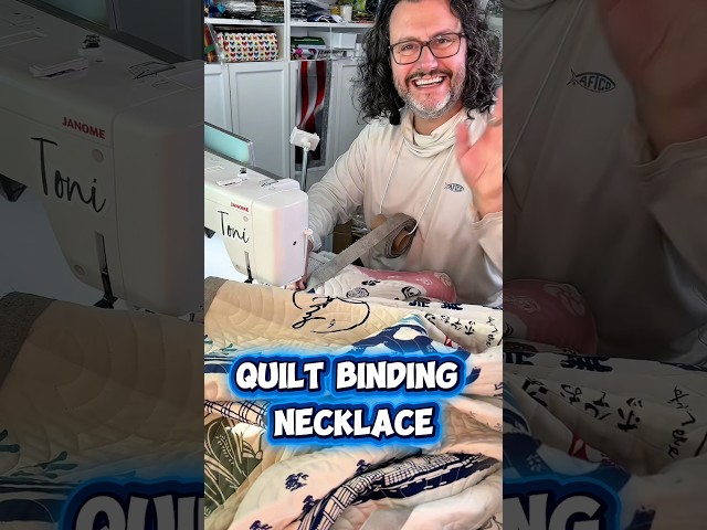 Quilt Binding Necklace - Use What You Got