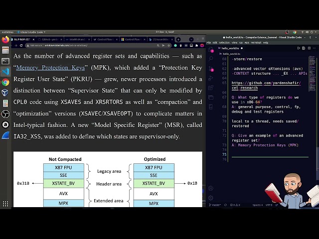 Shadow Stack Pointer