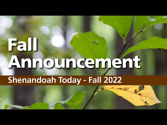 Fall 2022 Announcement
