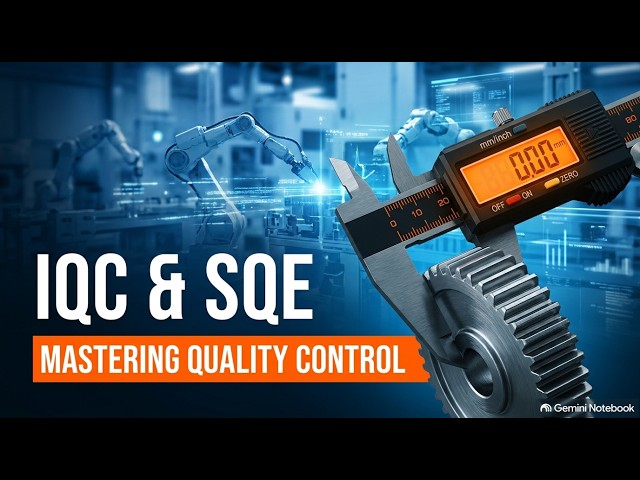 How to Master Incoming Quality Control (IQC) & Supplier Audits (8D, AQL, QDR)