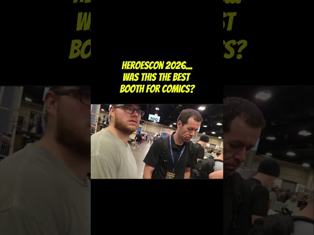 Was this the best comic booth at HeroesCon? #heroescon2026 #comicbooks #comics