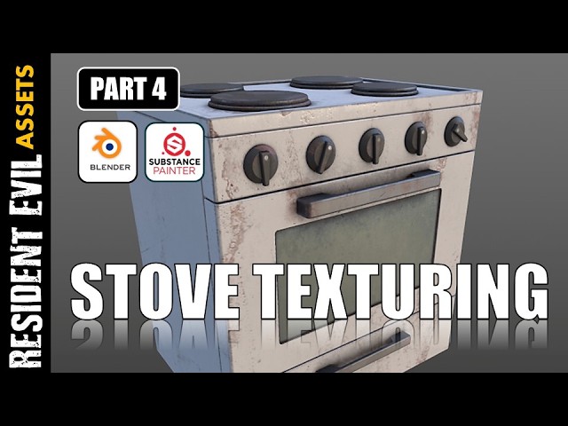 BLENDER/SUBSTANCE PAINTER: RESIDENT EVIL ASSETS (PART 4)