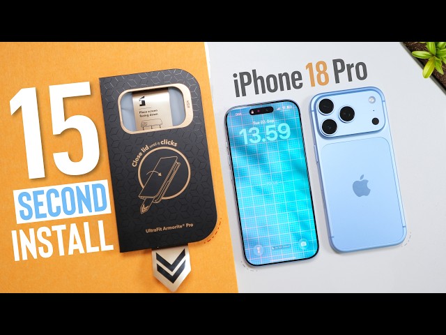 iPhone 18 Pro ESR Screen Protector – EASIEST INSTALL EVER!!