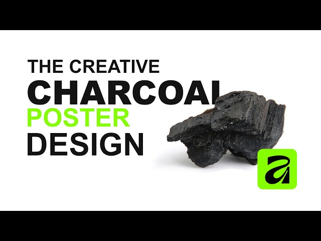 The Charcoal Product POSTER DESIGN | Affinity Tutorial