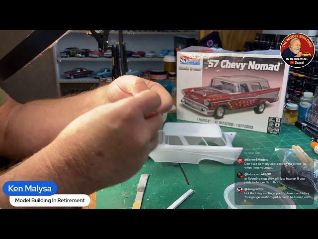 Body Prep on the Monogram '57 Chevy Nomad