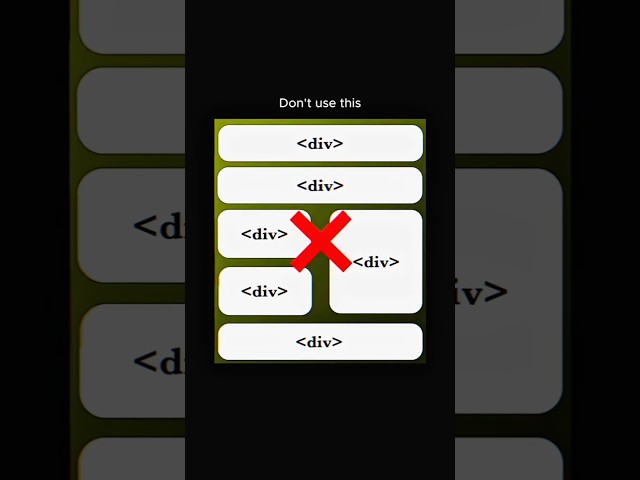Html tips 🤩 🔥 semantic tags HTML in webdevelopment  #html #frontend #webdevelopment #code