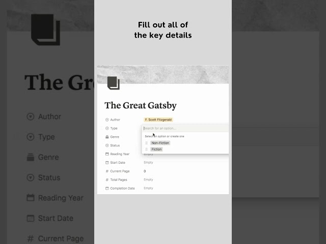How To Track Reading In Notion #notiontemplates #notiontips