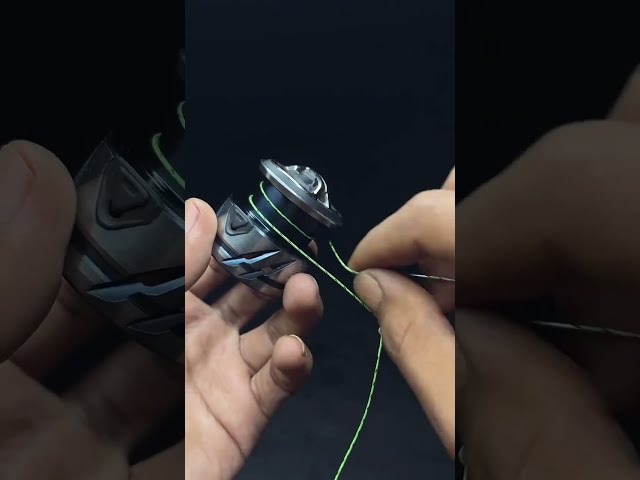 The Only Way to Tie Braid to a Reel #fishing #shorts