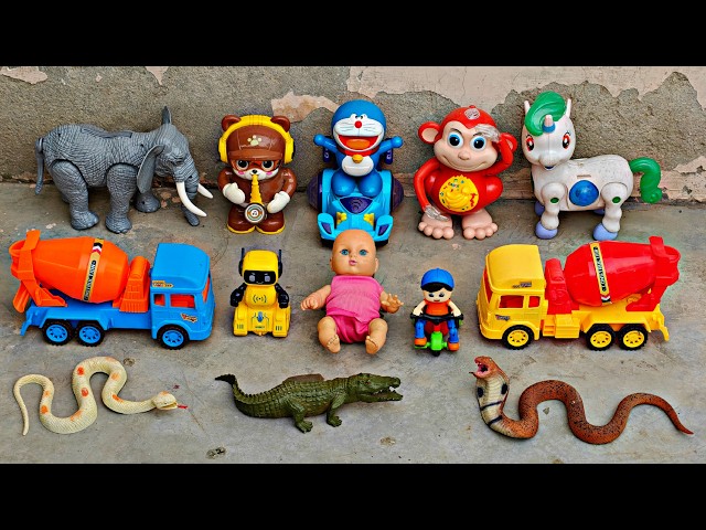Bacho dekho gande tigers ne hulk ko pakad liya or tractor ko gira diya - gadi wala cartoon video