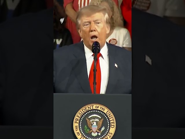 'I could say the stupidest things and you'd clap': Trump tells supporters