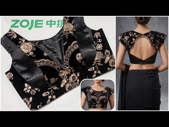 Designer Blouse Cutting and Stitching | Latest Designer Blouse Design | Easy Blouse Tutorial