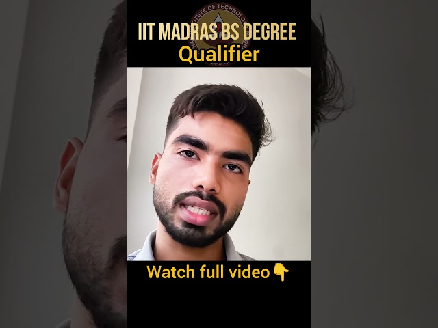 how iitmbs qualifier happens #iitmadras #shorts #shortsfeed #ytshorts