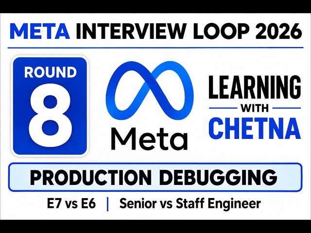 Meta Interview Loop | Round 8 | Production Debugging | E5, E6