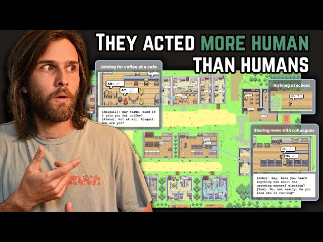 AI bots were given freedom in a virtual city…