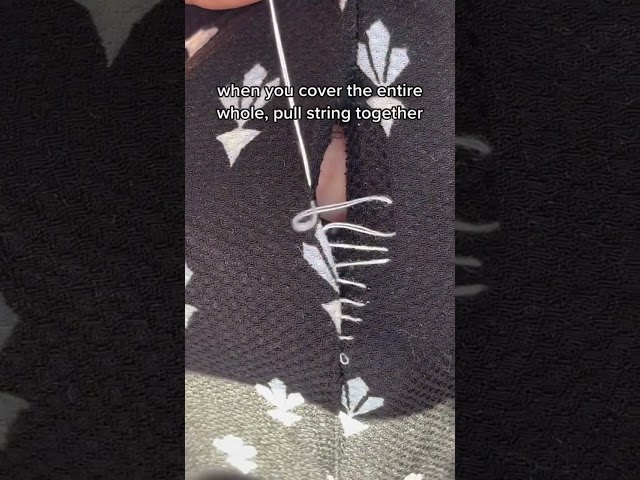 How To Sew An Invisible Stitch | Sewing Hacks | Quick Tip | #fashiondesigner #fashionhacks