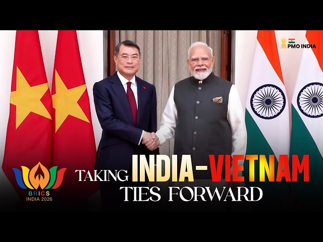 PM Modi holds a meeting with Prime Minister Le Minh Hung of Vietnam