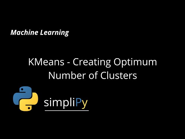 KMeans - Calculating Inertia and Creating Clusters using sklearn library
