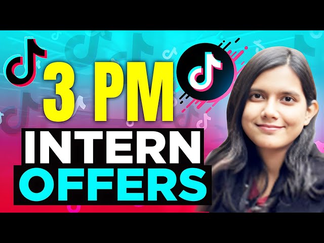 How To Land A PM Internship At TikTok And Tier 1 Companies After Many Rejections In 2026
