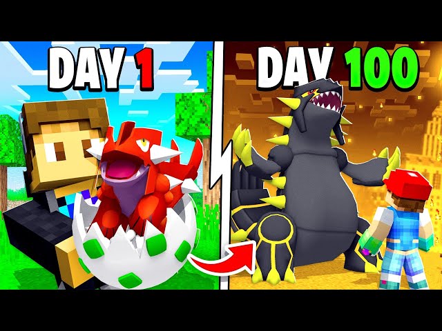 I SPENT 100 DAYS In LEGENDARY ONLY PIXELMON! (FULL MOVIE)