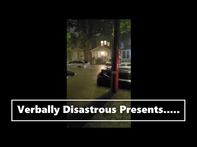 Verbally Disastrous Presents- Queens NYC Flood Aftermath!! Clip #1
