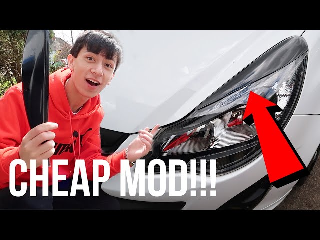 INSTALLING CAR EYELIDS TO MY VAUXHALL CORSA!