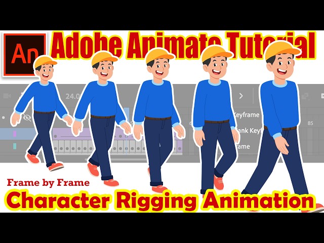 Cartoon Boy Character Walking Animation | Part-02 Character Details | Adobe Animate Tutorial