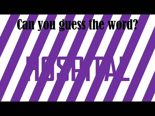Cool and Quick test|| How sharp is your vision?|| Do you have good eyes?|| Can you guess the words?