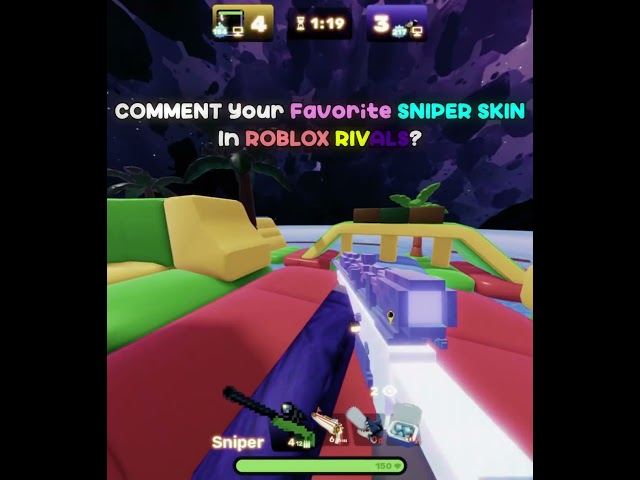 COMMENT Your Favorite SNIPER SKIN In ROBLOX RIVALS! 💜 #ruptic #roblox #rivals