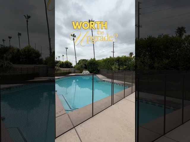 Worth the Upgrade? #poolfence #JulieKhuuRenovation
