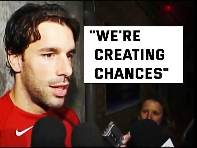 Manchester United v Lyon | Ruud Van Nistelrooy Post-Match Interview | UCL | November 2004