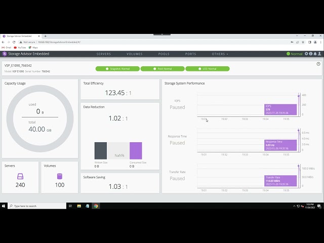 Hitachi Storage Advisor Embedded GUI - 2023