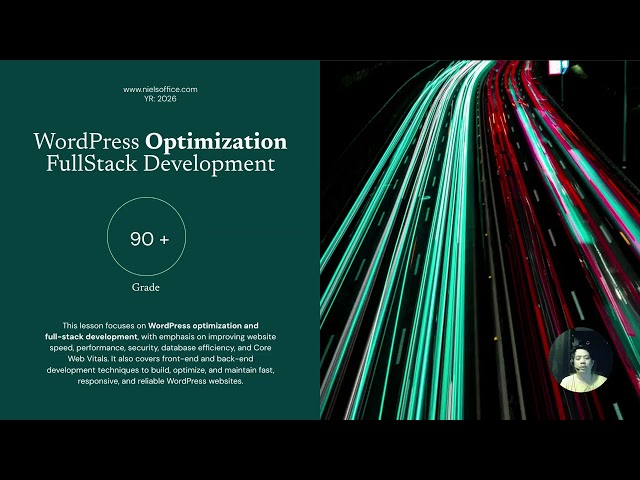 01 WordPress Optimization FullStack Development