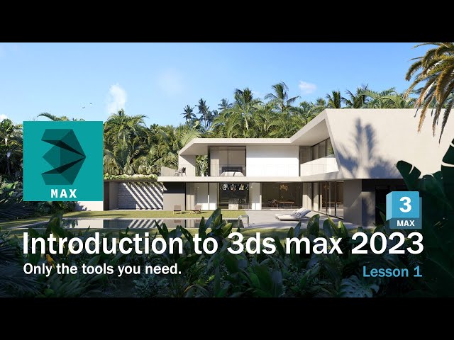 Beginner Introduction to 3ds Max for architecture. (Lesson 1)