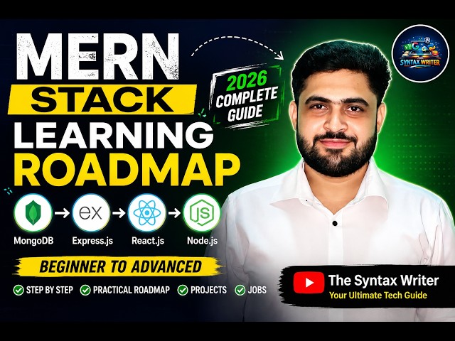MERN Stack Learning Roadmap 2026 Complete Beginner to Advanced Guide | MongoDB Express React Node.js