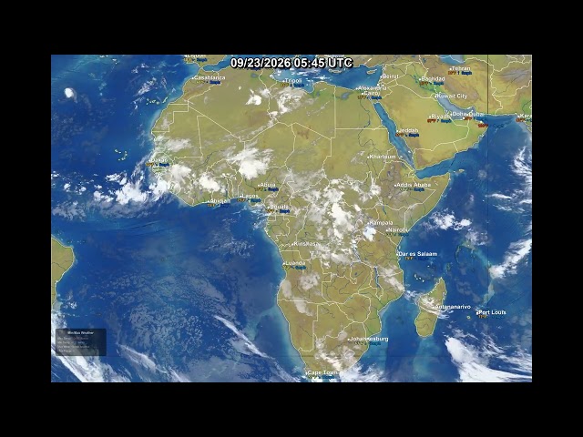 Global 24 Hour Satellite Weather | September 23, 2026