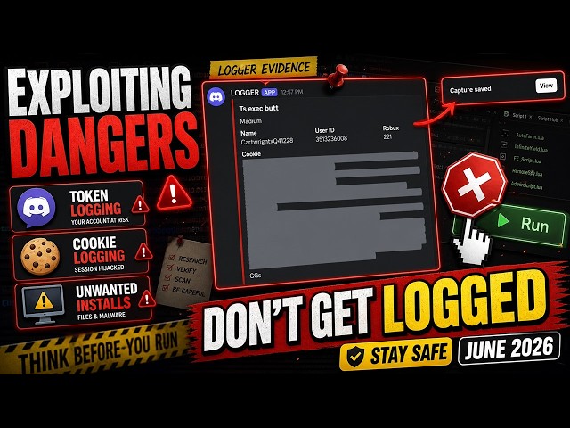 THE BIGGEST DANGERS OF ROBLOX EXPLOITING AND HOW TO STAY SAFE IF YOU DECIDE TO DO IT JUNE 2026