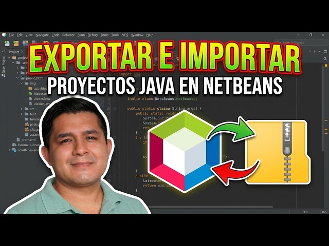 How to Export and Import a Java Web Project in NetBeans to a .ZIP file