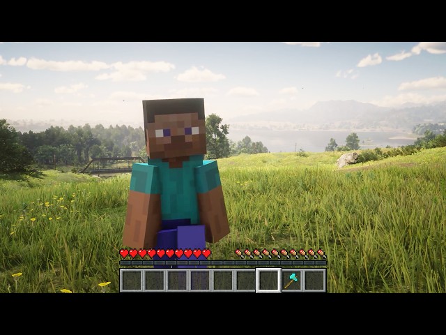 Ultra Realistic Minecraft graphics [RDR2 mods]