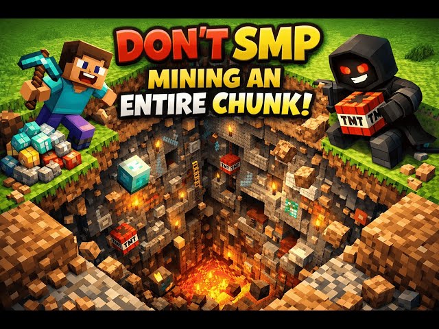 I decided to mine an ENTIRE Minecraft chunk on DONUT SMP 😳