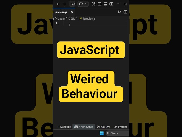 Are JavaScript Outputs CRAZIER Than You Think ?