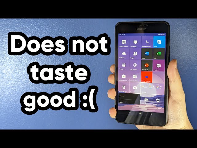 Using a Windows Phone in 2023, is it any good??