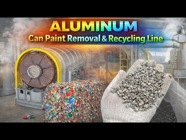 How to Remove Paint from Aluminum Cans | Complete UBC Recycling Process