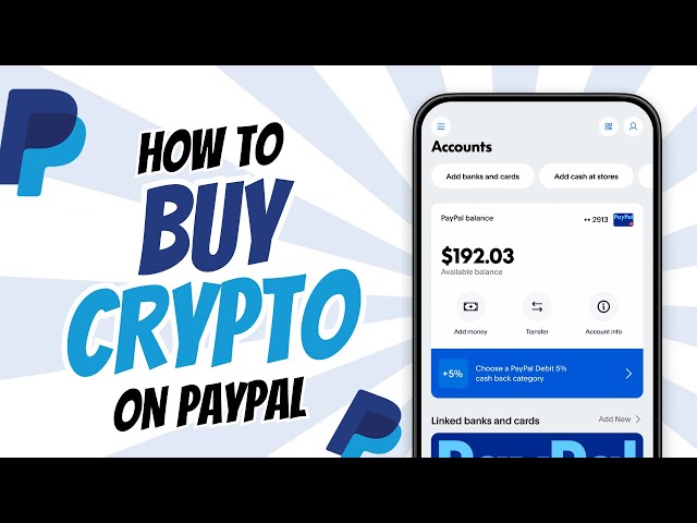 How to Buy Crypto on PayPal App (2026) - BTC, ETH & MORE!