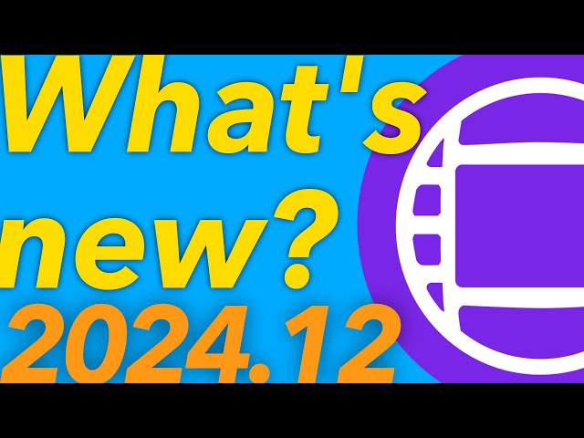 What's new in Media Composer 2024.12?