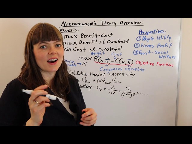 Parts of an Economic Model (Overview of Microeconomic Theory, Part I)